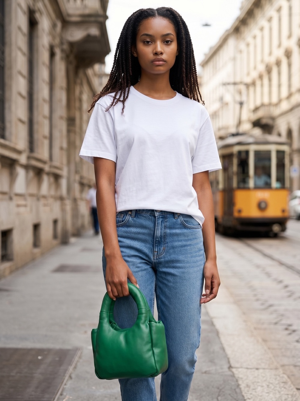 Virago Vibrant Green Vegan Mini Bag